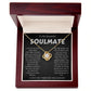 To My Beautiful SOULMATE  "I WANT ALL MY LASTS TO BE WITH YOU" Necklace