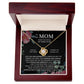 To My Mom Love  Necklace With Message Card Jewelry From Son Daughter Gift Anniversary Birthday Mothers day