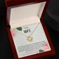 To My Wife Necklace, Anniversary Gift for Wife , Wife Birthday, Wife Necklace, Valentines Day Gift For Wife