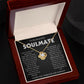 To My Beautiful SOULMATE  "I WANT ALL MY LASTS TO BE WITH YOU" Necklace