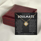 To My Beautiful SOULMATE  "I WANT ALL MY LASTS TO BE WITH YOU" Necklace