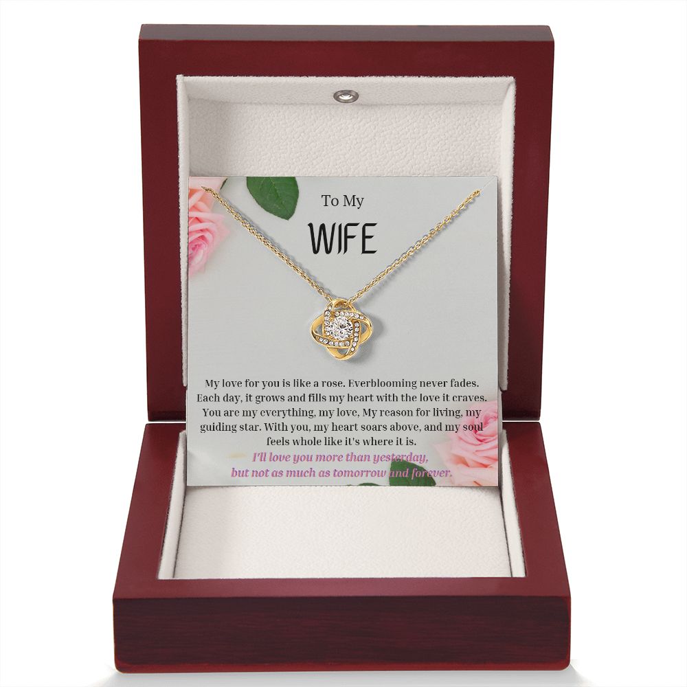 To My Wife Necklace, Anniversary Gift for Wife , Wife Birthday, Wife Necklace, Valentines Day Gift For Wife