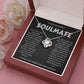 To My Beautiful SOULMATE  "I WANT ALL MY LASTS TO BE WITH YOU" Necklace