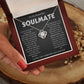To My Beautiful SOULMATE  "I WANT ALL MY LASTS TO BE WITH YOU" Necklace
