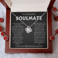 To My Beautiful SOULMATE  "I WANT ALL MY LASTS TO BE WITH YOU" Necklace