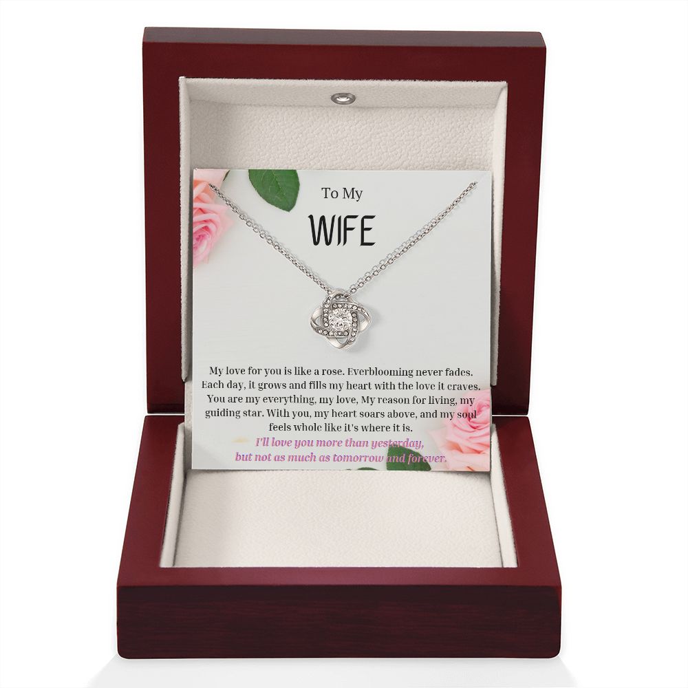 To My Wife Necklace, Anniversary Gift for Wife , Wife Birthday, Wife Necklace, Valentines Day Gift For Wife
