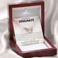 To My Soulmate Necklace, Anniversary Gift for Soulmate, Soulmate Birthday, Soulmate Necklace, Valentines Day Gift For Soulmate