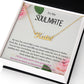 To My SOULMATE Personalized Name Necklace My love for you is like a rose, Anniversary Gift for SOULMATE , SOULMATE Birthday, SOULMATE Necklace, Valentines Day Gift For SOULMATE