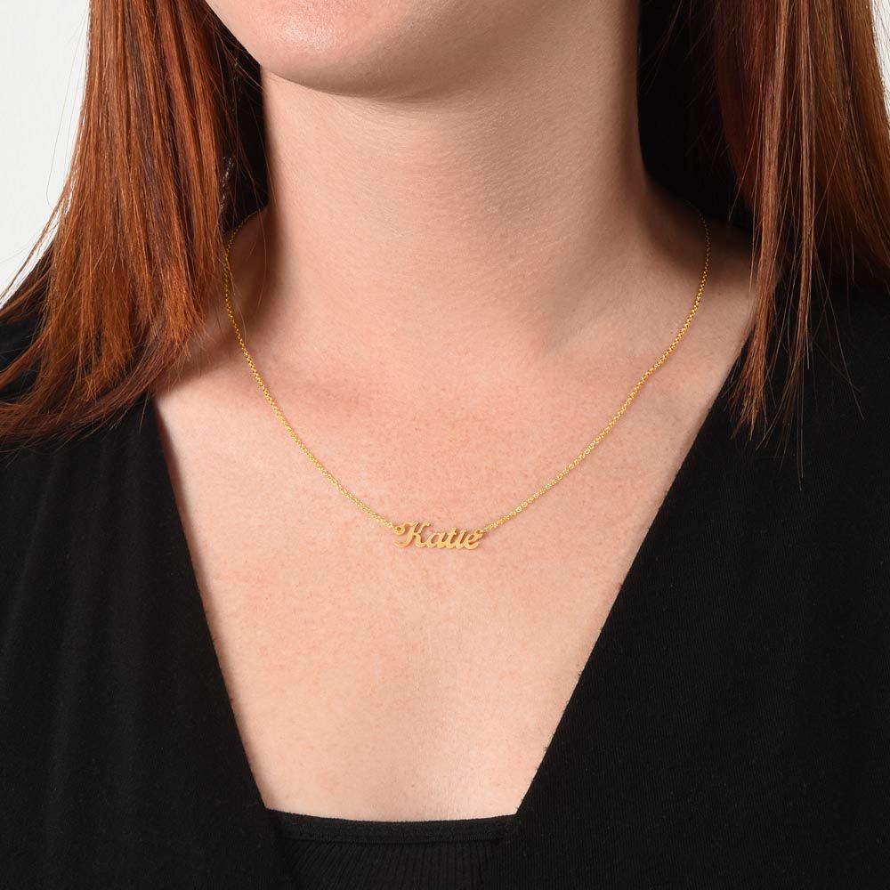 To My SOULMATE Personalized Name Necklace My love for you is like a rose, Anniversary Gift for SOULMATE , SOULMATE Birthday, SOULMATE Necklace, Valentines Day Gift For SOULMATE