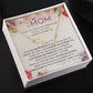 To My Mom Signature Style Name Necklace Message Card for All Necklace Jewelry From Son Daughter Gift Anniversary Birthday Mothers day