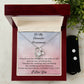 Gift4Happiness Bridesmaid  Forever Love Necklace and Cubic Zirconia Earring Set