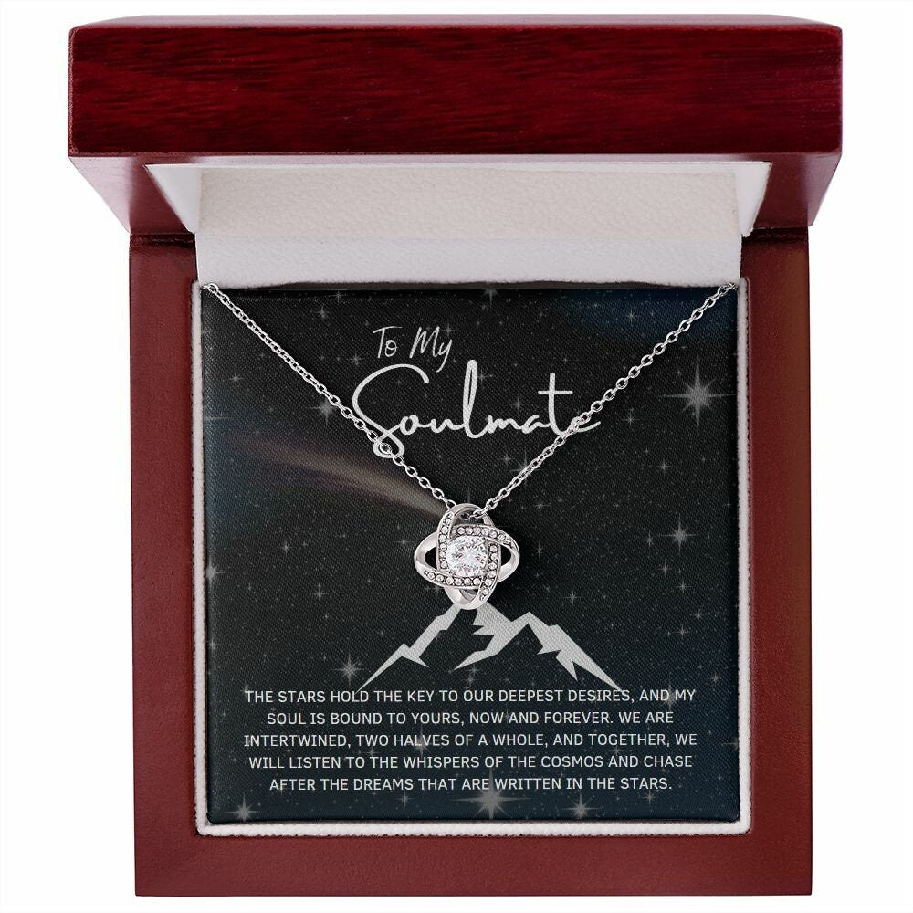 ACOTAR - Soulmate necklace, Illyrian Mountain - Ramiel - Night Court Necklace Gift - A Court of Mist and Fury,